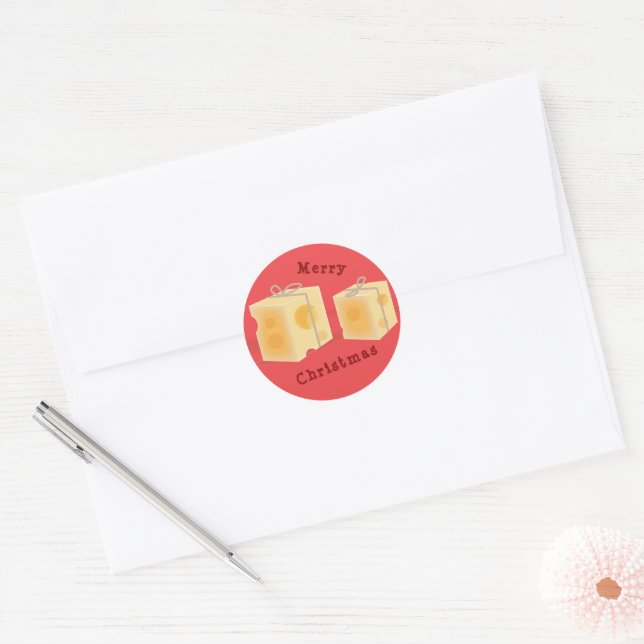 Adesivo Caixas de Presente de Queijo (Envelope)