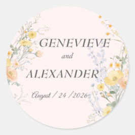 Adesivo Caixas de Presente Personalizadas de Flores Silves