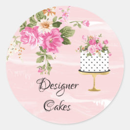 Adesivo Cake Bakery Business Sticker