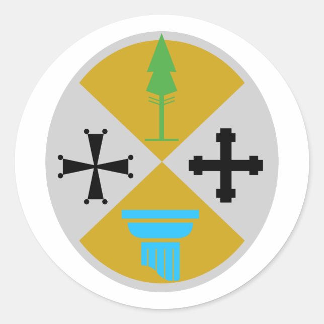 Adesivo Calábria, Itália (Frente)