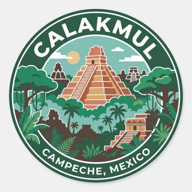 Adesivo Calakmul México (Frente)