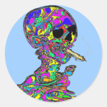 Calavera Crânio Cigarro Para Fumar