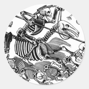 Adesivo "Calavera de Don Quixote" cerca de 1900's