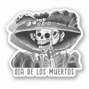 Adesivo Calavera Dia De Los Muertos