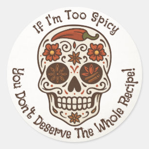 Adesivo Calavera do Pau Picado de Açúcar