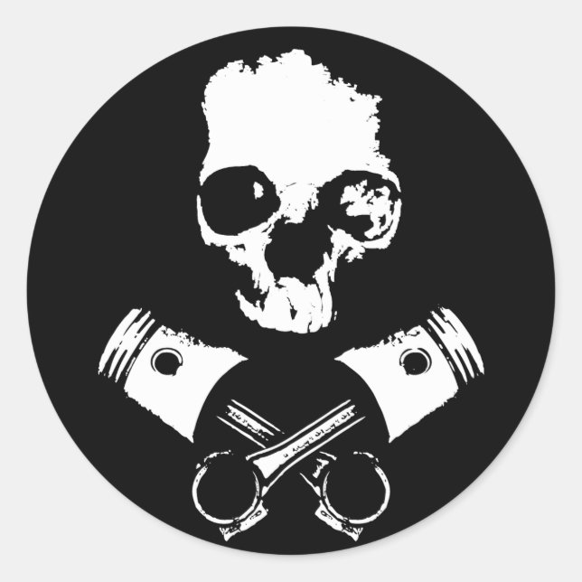 Adesivo Calawag e pistões cruzados (Frente)