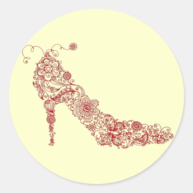 Adesivo Calçado chic ~ Stickers (Frente)