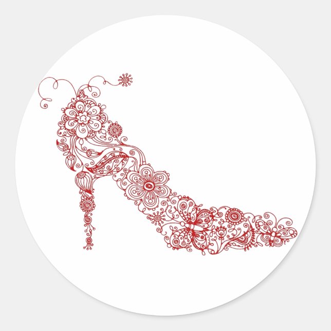 Adesivo Calçado chic ~ Stickers (Frente)