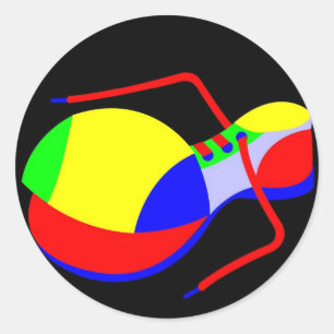 Adesivo Calçado de Palhaço