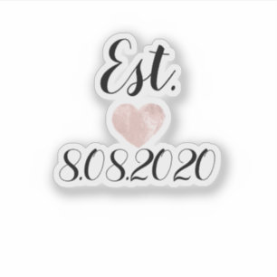 Adesivo Calçados Casamento Nome Decal Data Script Heart Ro
