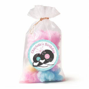 Adesivo calçados de sela de Festa de aniversário de jantar