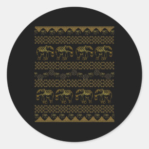 Adesivo Calças Thai Chang Elefante Hippie Boho Ioga Palazz