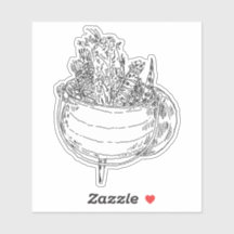 Caldeirão de Herbs Sticker