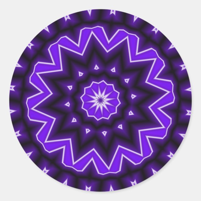 Adesivo Caledoscópio Roxo (Frente)
