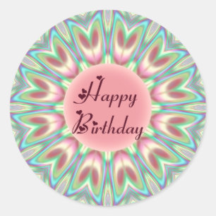 Adesivo Caleidoscópio da tulipa