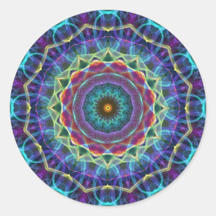 Adesivo Caleidoscópio interno da flor