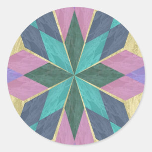 Adesivo Caleidoscópio no laço,