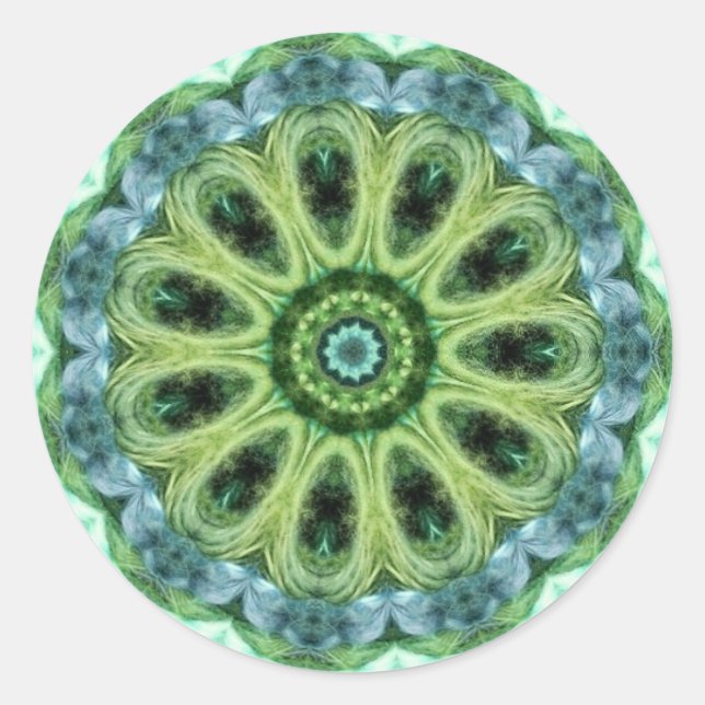 Adesivo Caleidoscópio Verde (Frente)