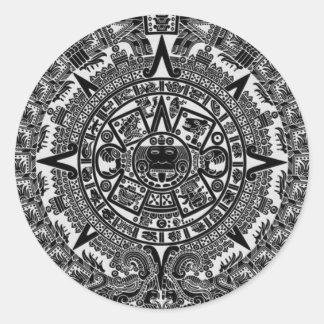 Adesivo Calendário Asteca Mayan (preto) 21 de dezembro de 