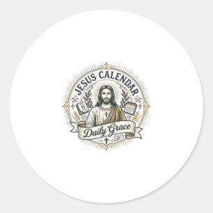 Adesivo Calendário de Jesus Graça Diária Calendário de Jes