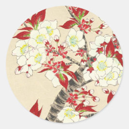 Adesivo Calendário Floral do Japão de Kawarazaki Shodo