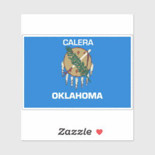 Adesivo Calera Oklahoma Flag