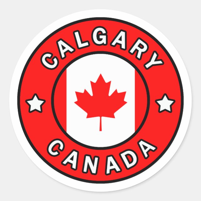 Adesivo Calgary Canada (Frente)