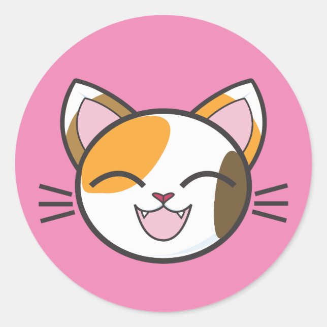 ADESIVO CALICO CAT STICKERS (Frente)