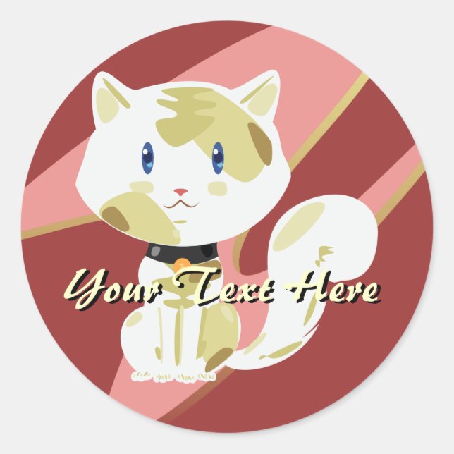 Adesivo Calico Cat Stickers (Frente)