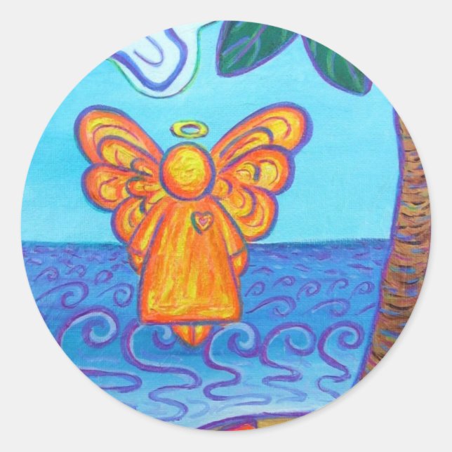 Adesivo California Beach Angel Sticker (Frente)