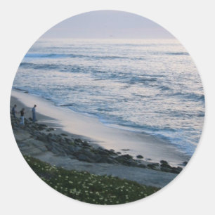 Adesivo California Beach Sunset Custom La Jolla Stickers
