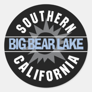 Adesivo Califórnia do sul - lago big Bear