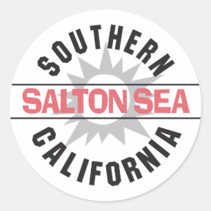 Adesivo Califórnia do sul - mar de Salton