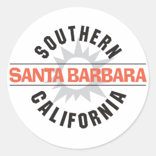 Adesivo Califórnia do sul - Santa Barbara