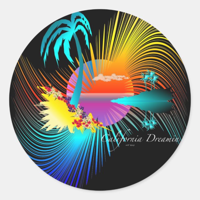 Adesivo California Dreamin (Frente)