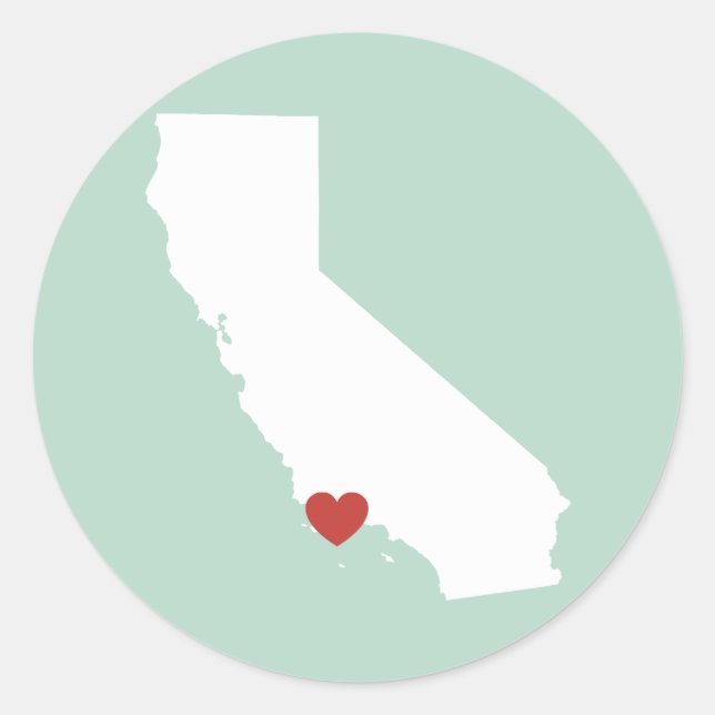 Adesivo California Love - Customizable Sticker (Frente)