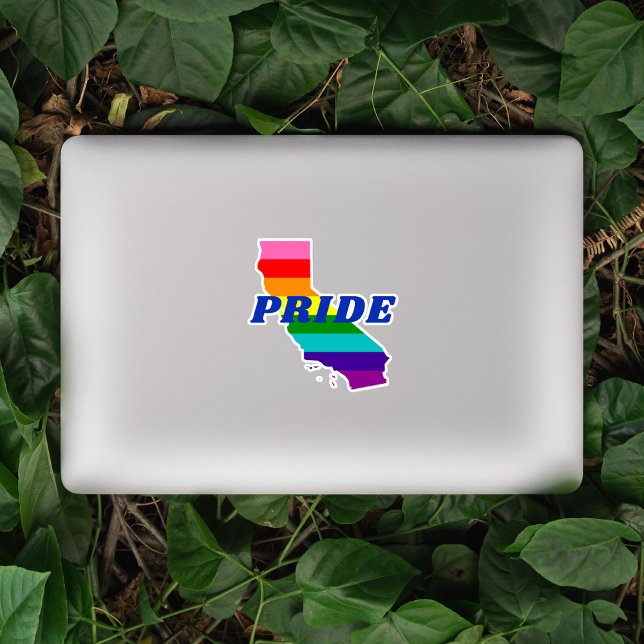 Adesivo California Orgulho gay Flag (Criador carregado)