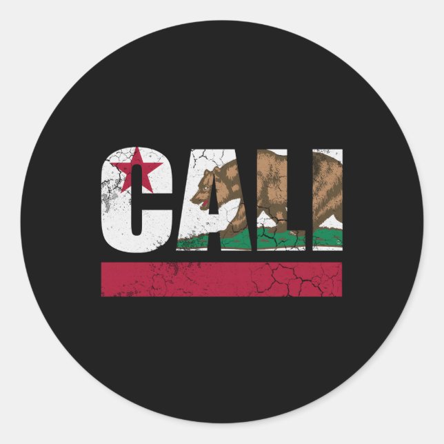 Adesivo California Republic Cali Flag Fade (Frente)