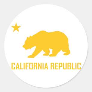 Adesivo California Republic Sticker