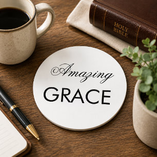 Adesivo Caligrafia de Amazing Grace