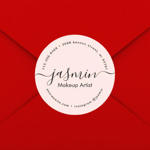 Adesivo Caligrafia de cinzas corporativas - Personalizada