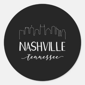 Adesivo Caligrafia do Estado de Tennessee Nashville