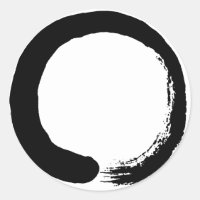 Caligrafia do Zen no círculo Enso