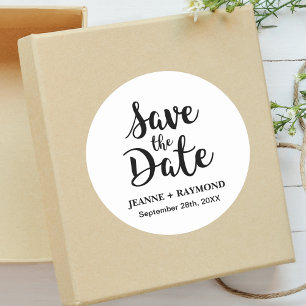 Adesivo Caligrafia Elegante Personalizada para Convite de
