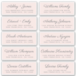 Adesivo Caligrafia Endereço de Convidado ORDER 6" ou 8"!
