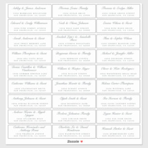 Adesivo Caligrafia Endereço de Convidado ORDER 8" ou 14"!