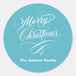 Adesivo Caligrafia Feliz Natal