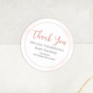 Adesivo Caligrafia Minimalista Simples de Chá de fraldas R