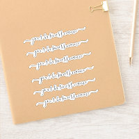 Caligrafia Nome da sua Empresa Personalizado Manus