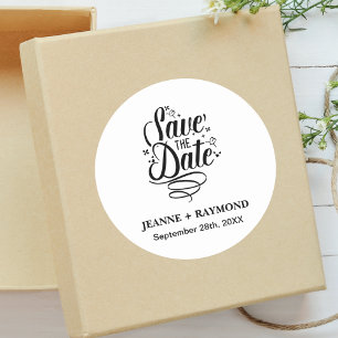 Adesivo Caligrafia romântica Casamento Personalizado Salve